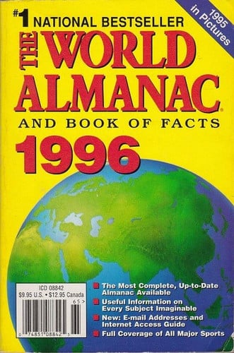 1996 World Almanac and Book of Facts The Illus. History of Organized Crime